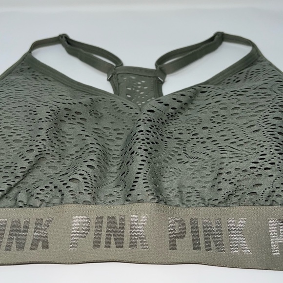 🔥VS PINK Sport Ultimate Lightly Lined Lace Bra XL - Picture 9 of 11